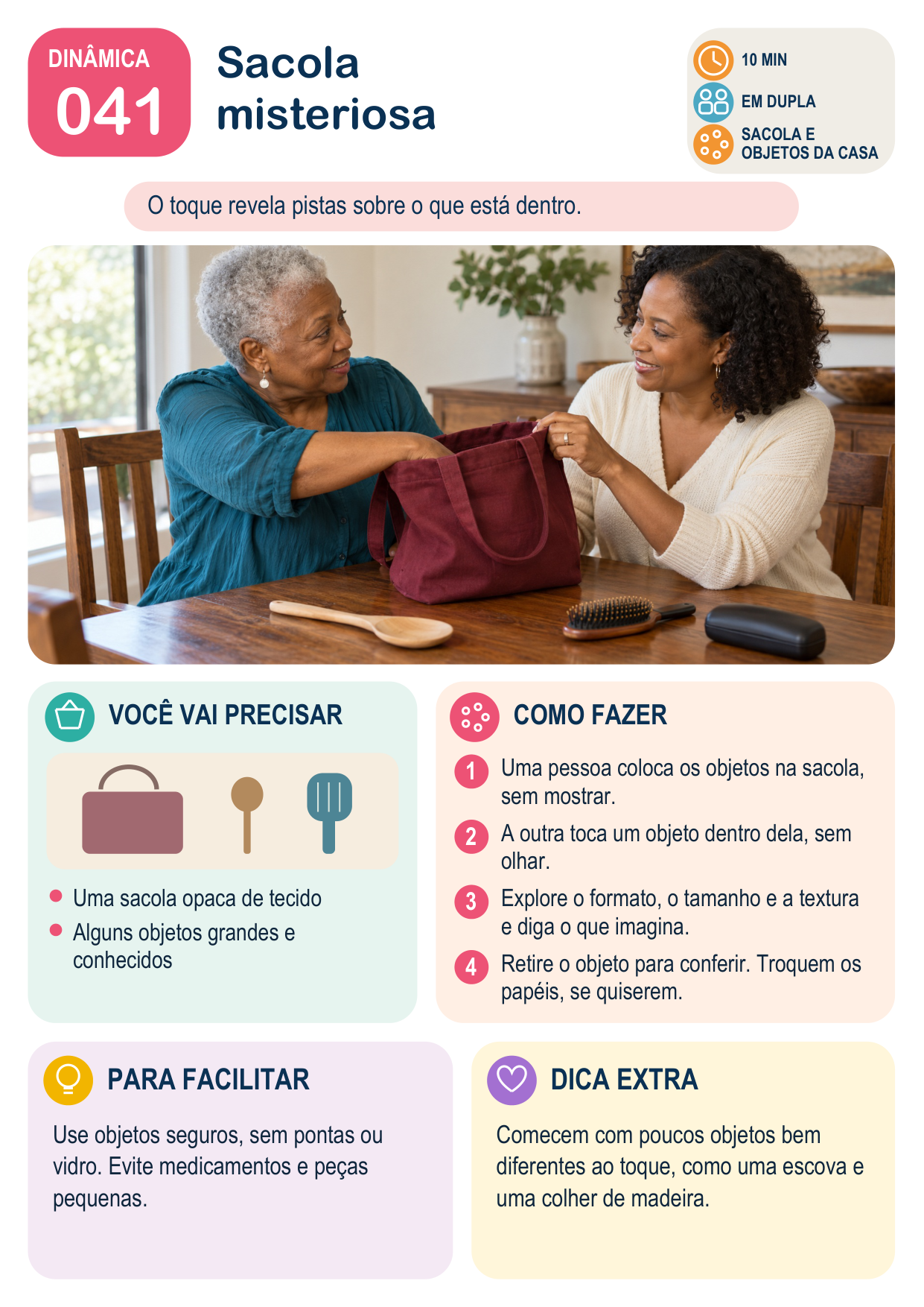 Dinâmica 041 – Sacola misteriosa