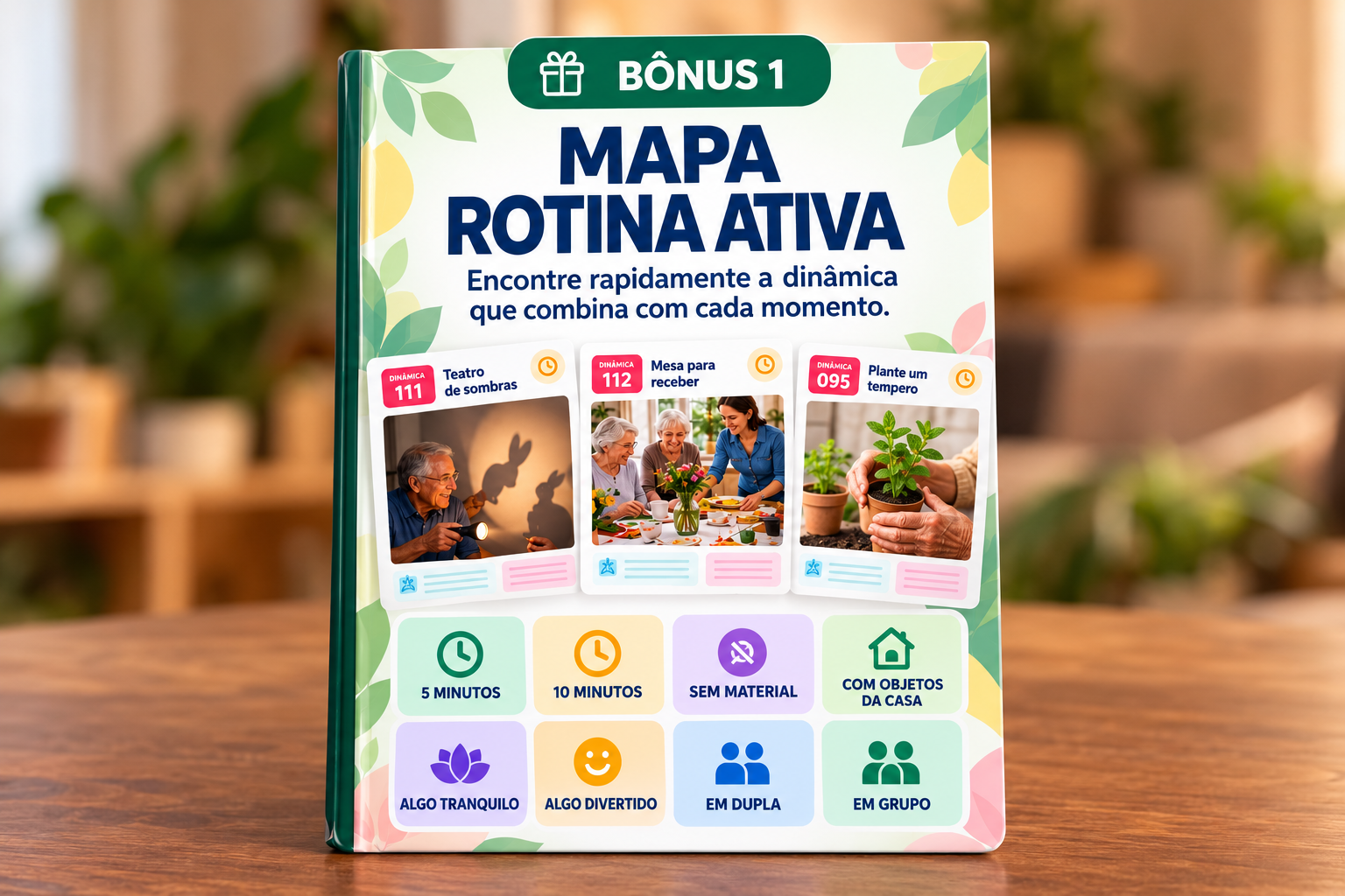 Mockup do Bônus 1: Mapa Rotina Ativa